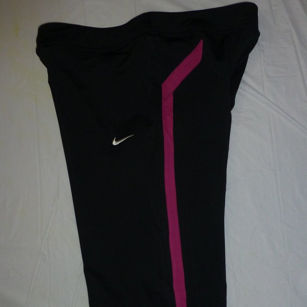 Girls Nike Dri-Fit Black Training Pants Size XL